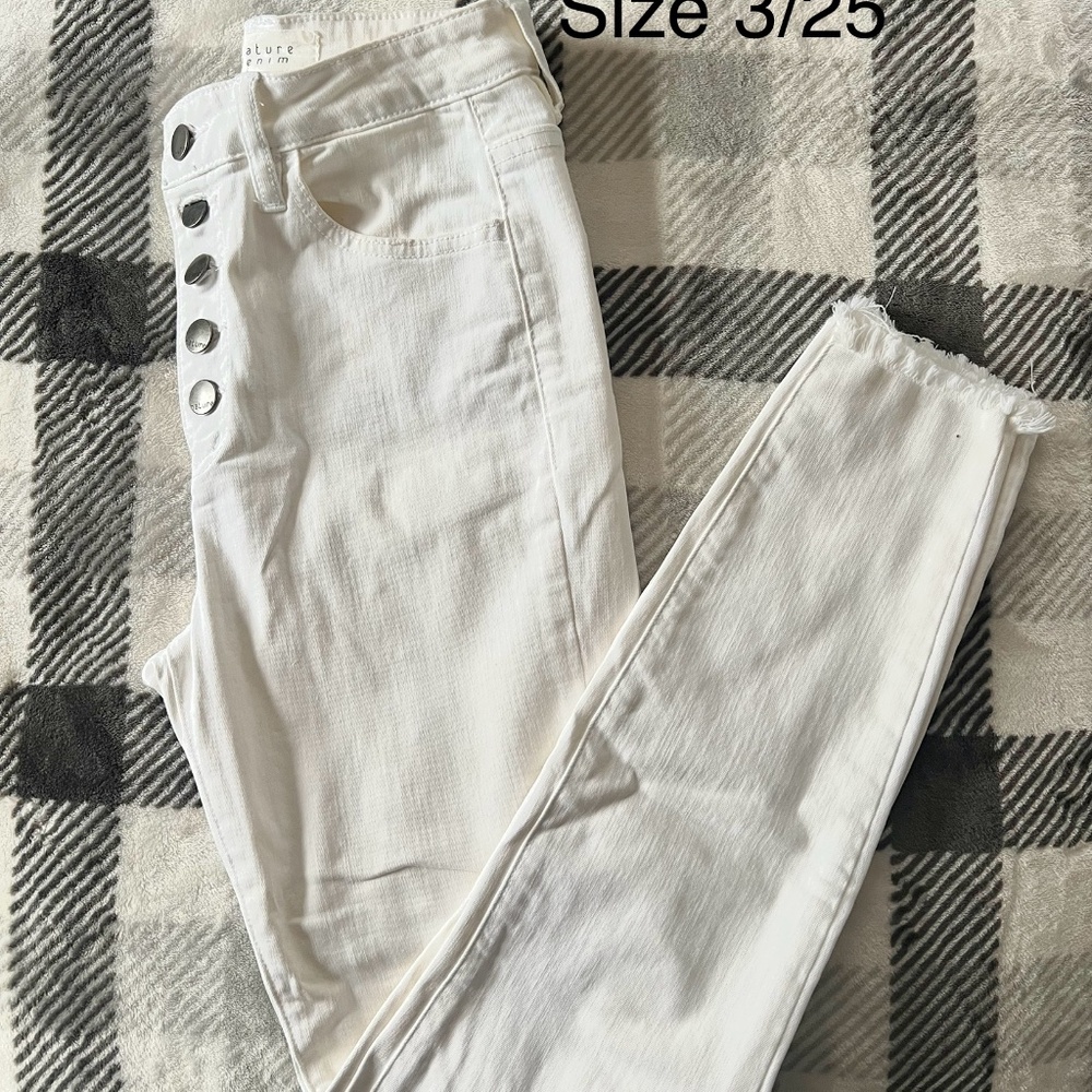 White jeans